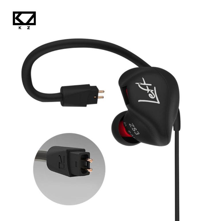 KZ ZS3 Original In Ear Earphones Dynamic Auriculares Earphones Phone Headphones Audifonos Super Bass Running Sport 3