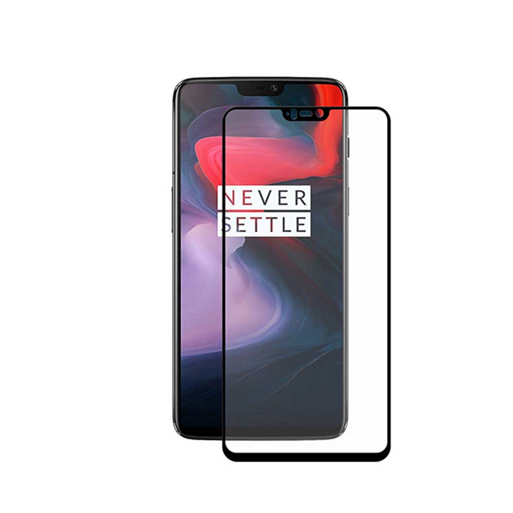 OnePlus 6 Full Glued Tempered Glass Screen Protector