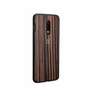 OnePlus 6T Ebony Wood Bumper Case 2