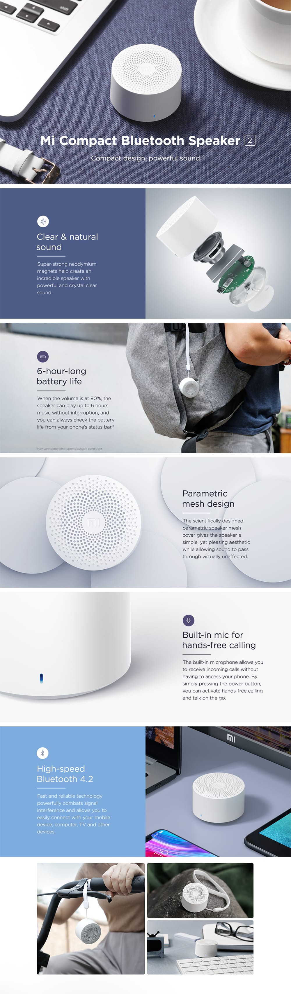 Xiaomi Mi Compact Bluetooth Speaker 2 Banner