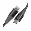 Anker Powerline+ II 3 ft USB C to Lightning Apple MFi Certified Cable (A8652)