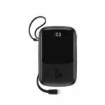 Baseus Qpow 10000mAh Digital Display 3A Power Bank with iPhone Cable