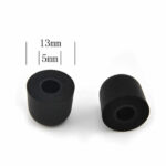 Wooeasy Noise Isolating Memory Foam tips 3mm5mm T100T400 Ear Tip 4 Pair 1 5