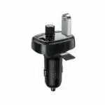 Baseus S-09 T-Typed Dual USB Bluetooth Car Charger With FM Transmitter - Image 2