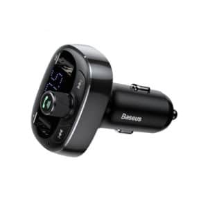 BASEUS S 09 T Typed Dual USB Bluetooth Car Charger With FM Transmitter Black 3