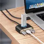 Baseus Square Round 4 in 1 USB HUB Adapter 1M - Image 2