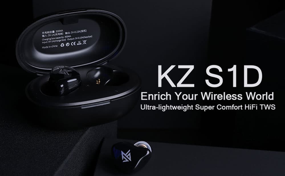 KZ S1D True Wireless Hybrid Technology Bluetooth 5.0 Earbuds 1
