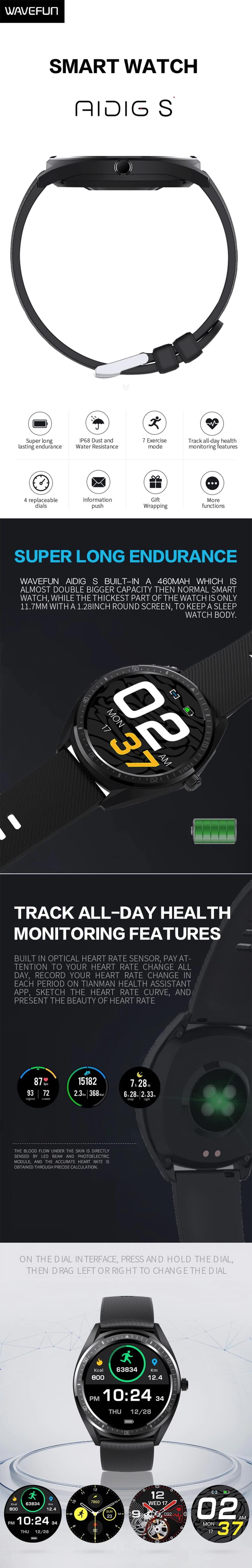 Wavefun Aidig S Smart Watch 5