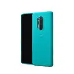 OnePlus 8 Pro Sandstone Bumper Case Cyan - Image 2