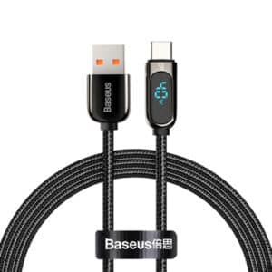 Baseus Display Fast Charging Data Cable USB to Type-C 5A 1M