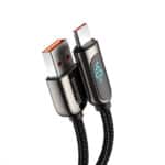 Baseus Display Fast Charging Data Cable USB to Type C 5A 1M 3