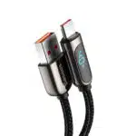 Baseus Display Fast Charging Data Cable USB to Type-C 5A 1M - Image 2
