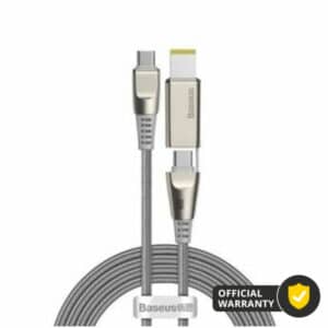 Baseus Flash Series One for Two Type C to C DC 100W Data Cable 2M Grey