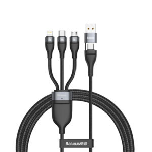 Baseus Flash Series Two for three Fast Charging 100W Data Cable 1.2m