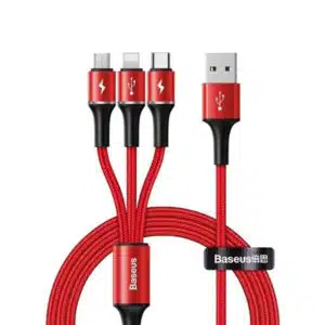 Baseus Halo  3-in-1 Data Cable 1.2m 