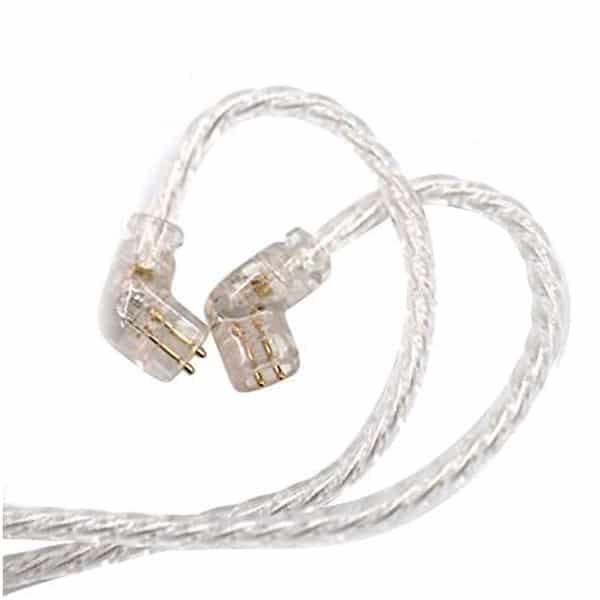 KZ C Pin Silver Plated Upgrade Cable Without Mic