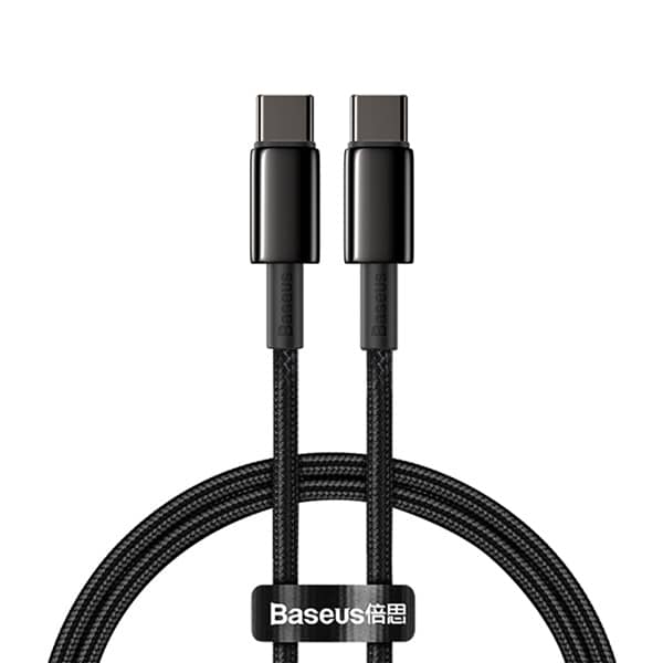 Baseus 100W Tungsten Gold Fast Type-C to Type-C Charging Data Cable