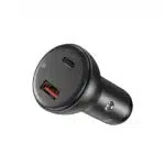 Baseus Digital Display PPS Dual Quick Charging Car Charger 45W (CCBX-C0G) - Gray - Image 2