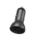 Baseus Digital Display PPS Dual Quick Charging Car Charger 45W (CCBX-C0G) - Gray - Image 3