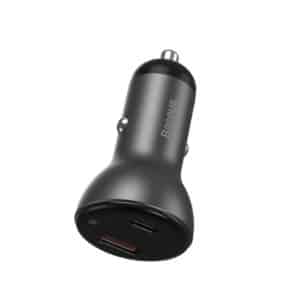 Baseus Digital Display PPS Dual Quick Charging Car Charger 45W CCBX C0G Black 3