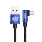 Baseus MVP Elbow Type Cable USB For Type-C 1.5A 2M (CATMVP-B03) - Blue