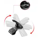 Baseus Mouth Car Mount (SUDZ-01) - Black - Image 5
