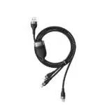 Baseus One for Three 5A Fast Charging Data Cable USB to M+L+C 1.2M - Image 2