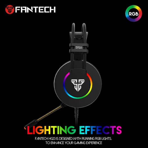 FANTECH HG23 OCTANE 7.1 Over Ear RGB Gaming Headset 4