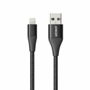 Anker Powerline II 3 ft USB to Lightning Apple MFi Certified Cable A8452 Black