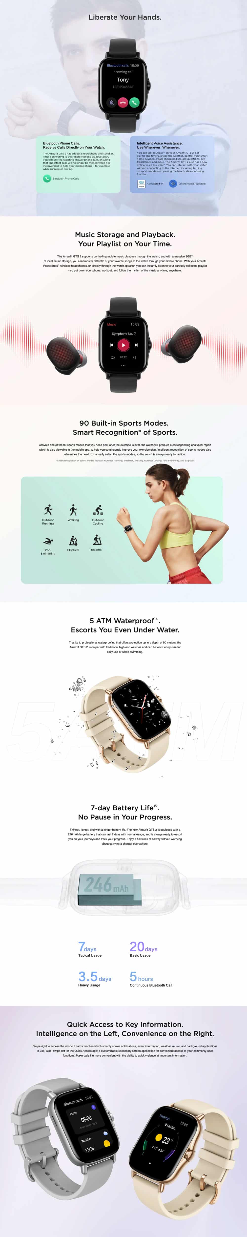 Amazfit GTS 2 Smart Watch 12