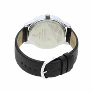 Fastrack NM38051SL04 Bold Black Dial Black Leather Strap Watch