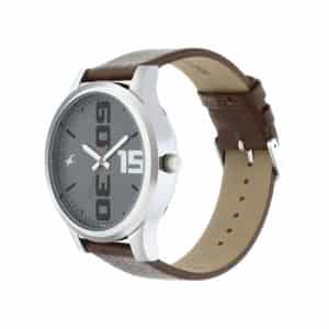 Fastrack NM38051SL05 Bold Brown Leather Analog Watch (3)