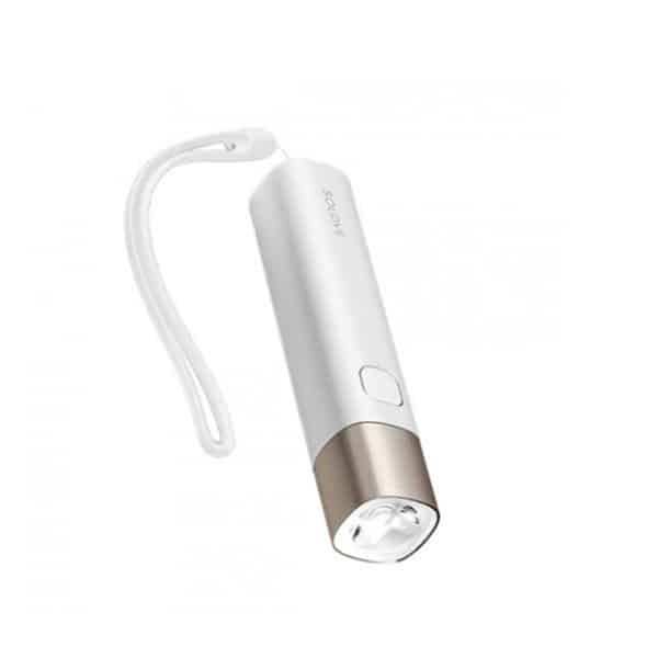 Xiaomi SOLOVE X3 USB Rechargeable Flashlight Power Bank White