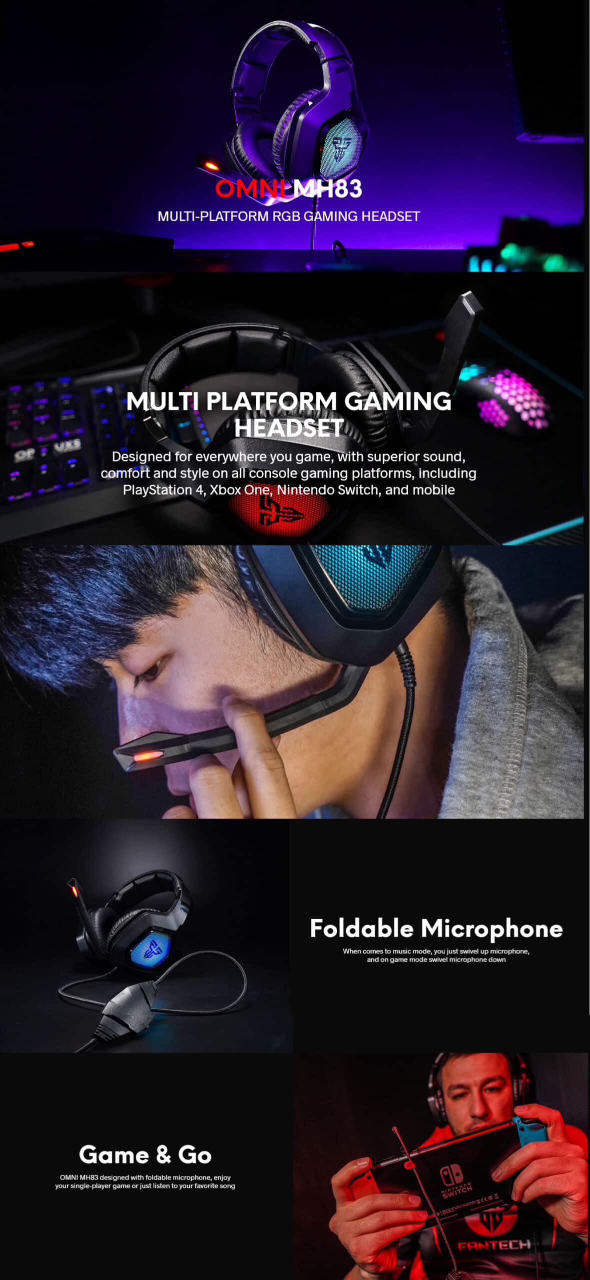 Fantech MH83 Omni Wired Multi Platform Gaming Headphone 1 scaled