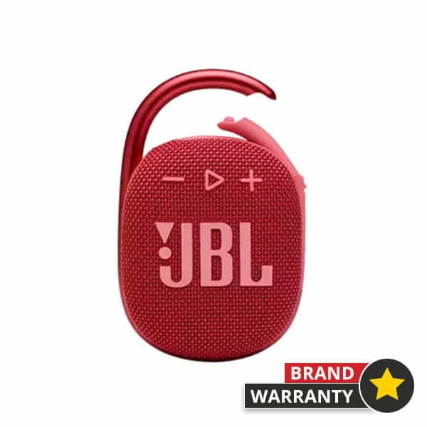 JBL CLIP 4 Portable Bluetooth Speaker Red