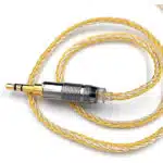 KZ C Pin Gold Silver Mixed Braiding Upgrade Cable (Without Mic) - Image 2