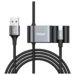Baseus Special Data Cable for Backseat (SUHZ-01) - Black - Image 2