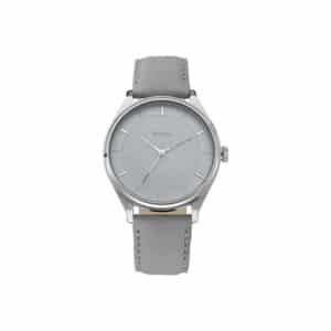Titan 1802SL12 Workwear Grey Dial Leather Strap Watch