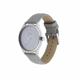 Titan 1802SL12 Workwear Grey Dial & Leather Strap Watch (2)