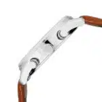 Titan 1805SL04 Workwear White Dial Leather Strap Watch - Image 3