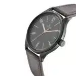 Titan NM1802NL01 Workwear Black Dial Brown Leather Strap Watch - Image 2