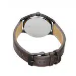 Titan NM1802NL01 Workwear Black Dial Brown Leather Strap Watch - Image 4