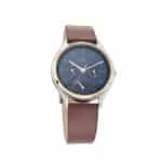 Titan NM1803KL01 Workwear Blue Dial Leather Strap Watch