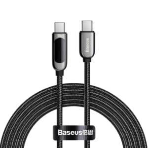 Baseus Display Fast Charging Type C to Type C Data Cable 100W
