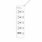 LDNIO SC4408 2500W 4 Socket & 4 USB Port Power Strip