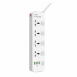 LDNIO SC4408 2500W 4 Socket 4 USB Port Power Strip 2 1