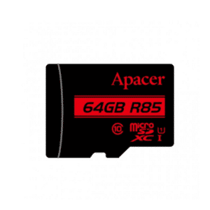 Apacer R85 64GB MicroSDHC UHS-I U1 Class 10 Memory Card