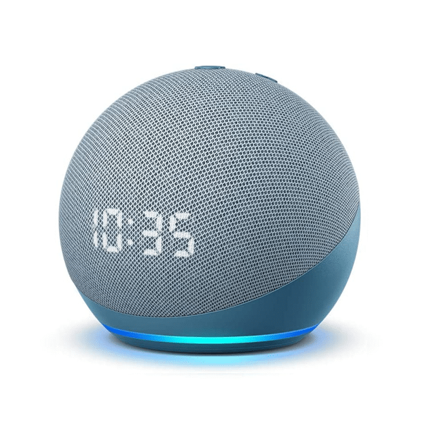 Amazon Echo Dot 4th Gen Speaker with Clock Blue 2