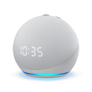 Amazon Echo Dot 4th Gen Speaker with Clock White 2
