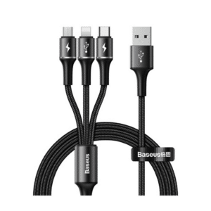 Baseus Halo  3-in-1 Data Cable 1.2m 